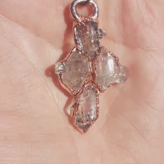 Herkimer diamond necklace