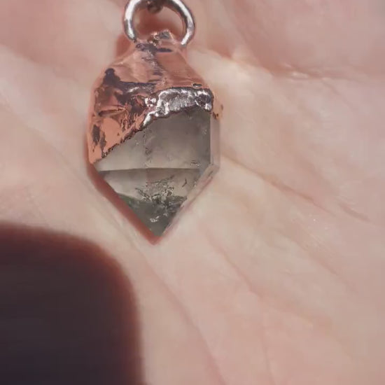 Herkimer diamond necklace