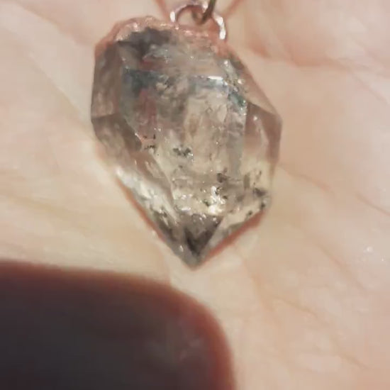 Herkimer diamond necklace