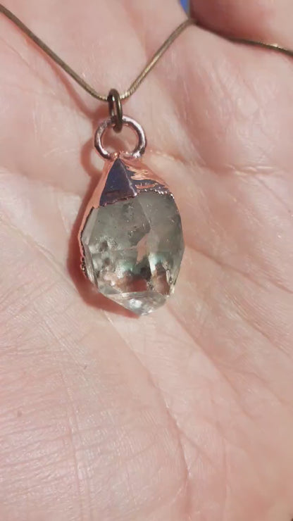 Herkimer diamond necklace // XXL Herkimer diamond necklace