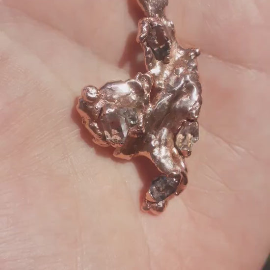 Herkimer diamond necklace