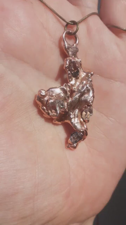 Herkimer diamond necklace