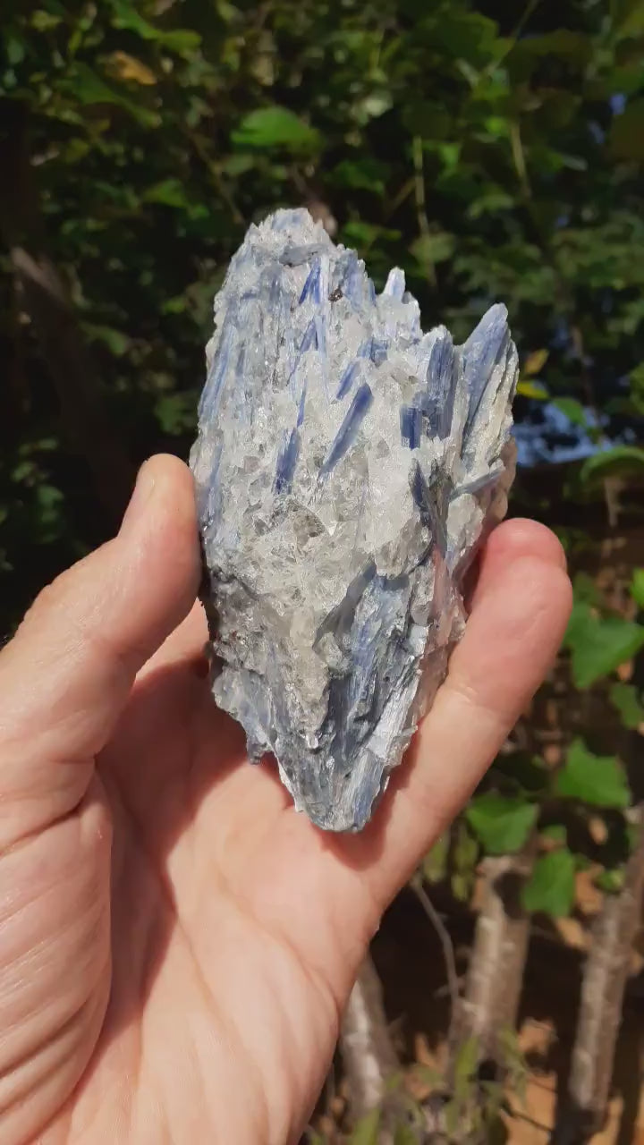 raw blue kyanite / large blue kyanite