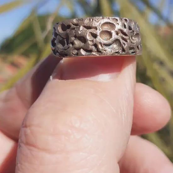 Handmade bronze ring