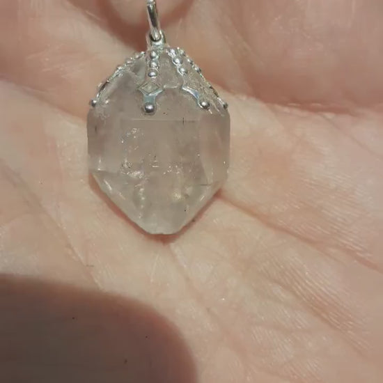 Herkimer diamond necklace