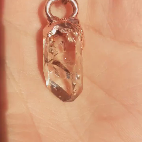 Herkimer diamond necklace
