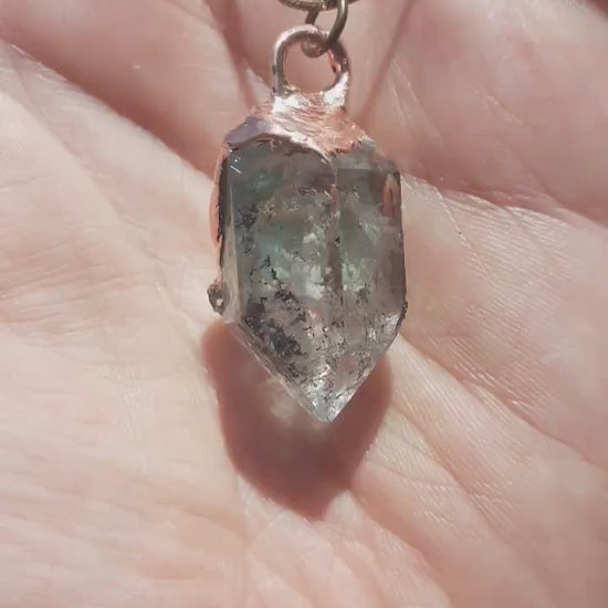 Herkimer diamond necklace