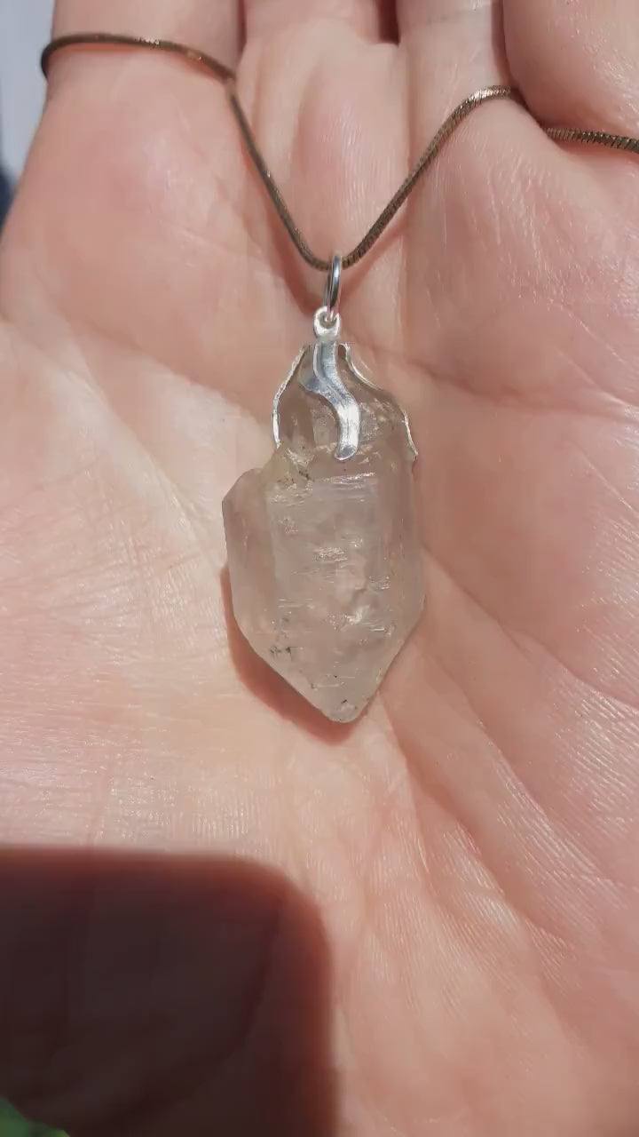 herkimer diamond necklace