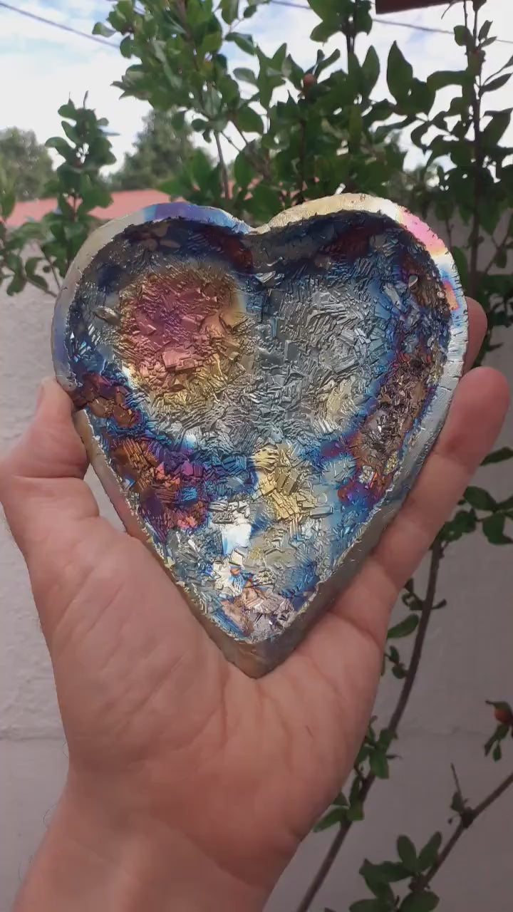 Handmade Bismuth Heart