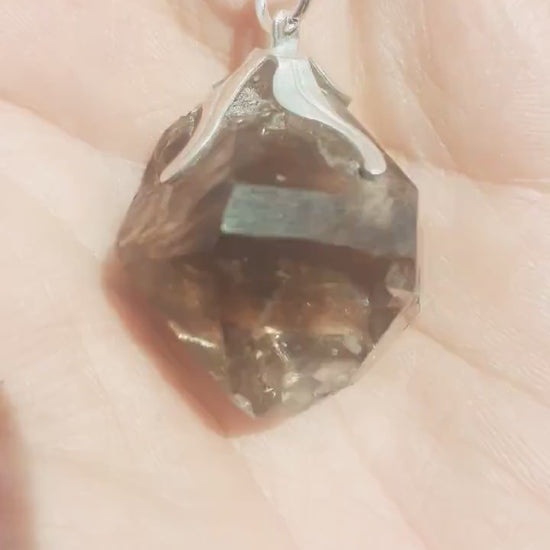 Herkimer diamond necklace // XXL Herkimer diamond necklace