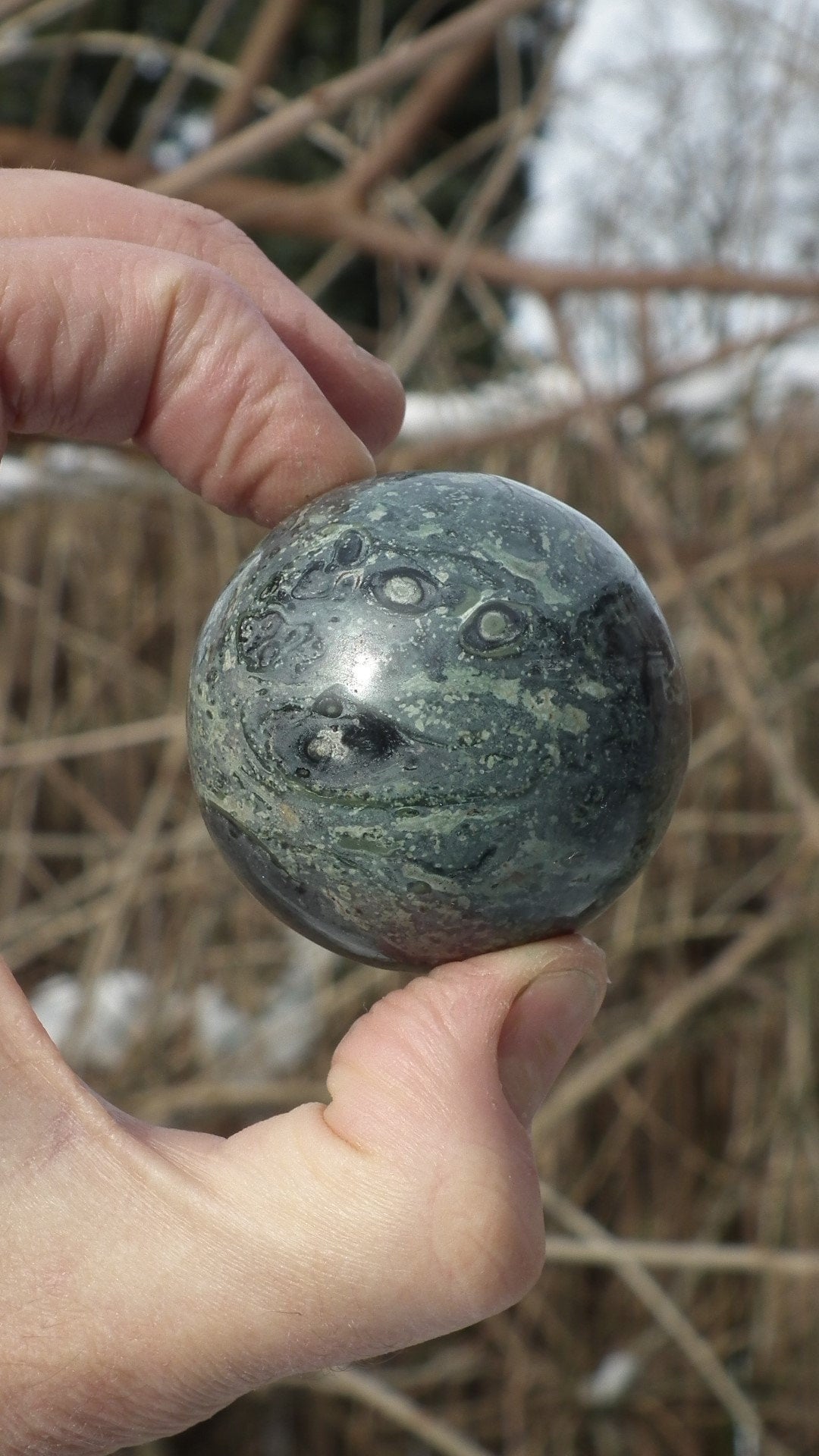 50mm Kambaba Jasper sphere