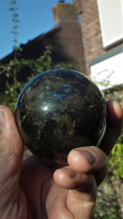66mm Labradorite sphere from Madagaskar