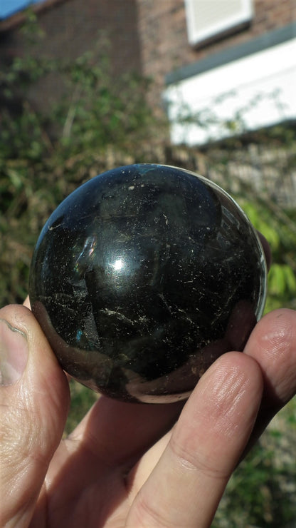 62mm Labradorite sphere from Madagaskar