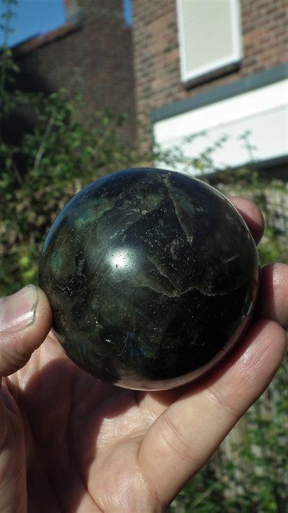 68mm Labradorite sphere from Madagaskar