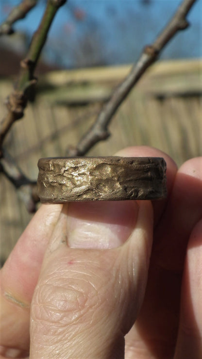 Malachite ring / Bronze Malachite ring