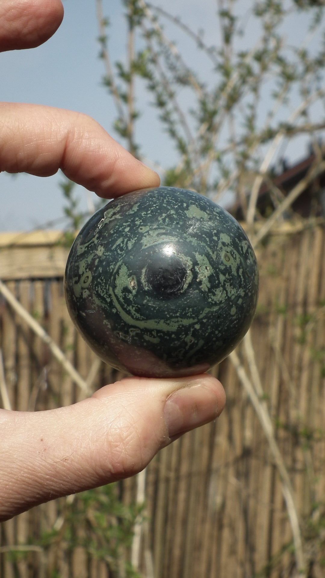 53mm Kambaba Jasper sphere