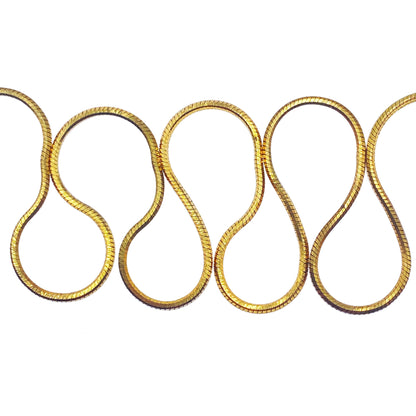 Copper necklace // Copper snake chain