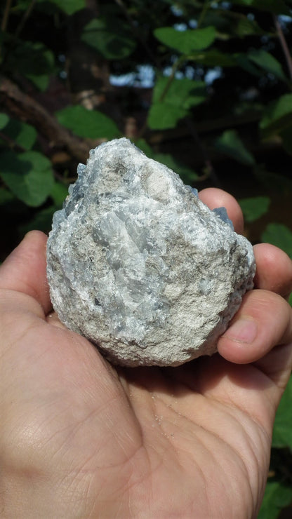 Celestite cluster / Celestite crystal / Celestite geode / Blue celestite