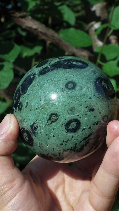 78mm Kambaba Jasper sphere
