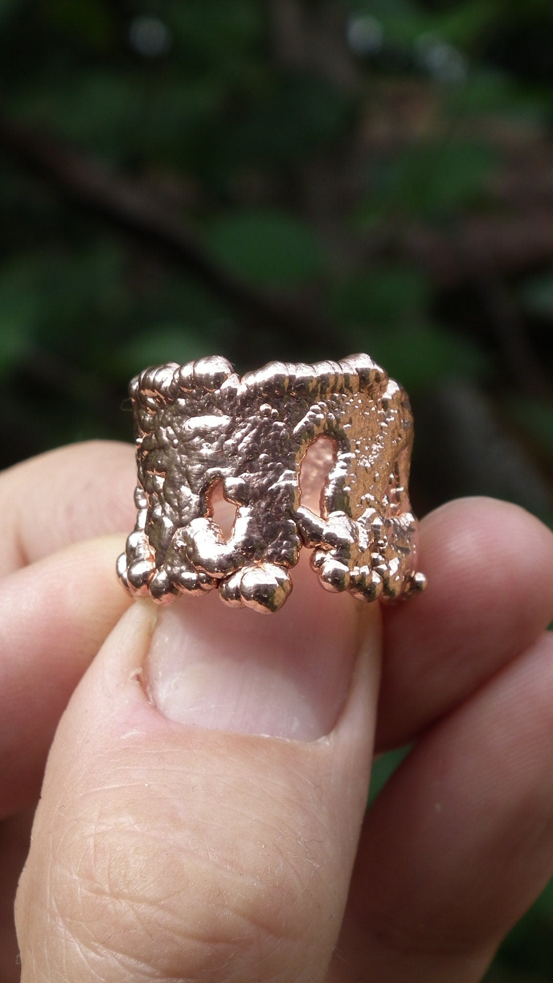 Electroformed Copper ring