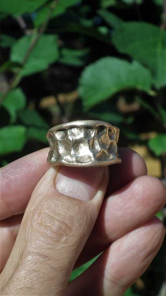 Handmade bronze ring