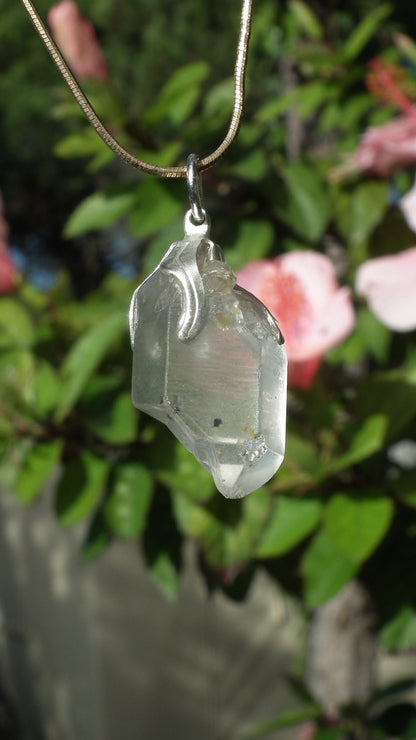 Herkimer diamond necklace // XXL Herkimer diamond necklace