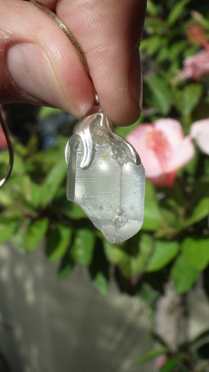 Herkimer diamond necklace // XXL Herkimer diamond necklace