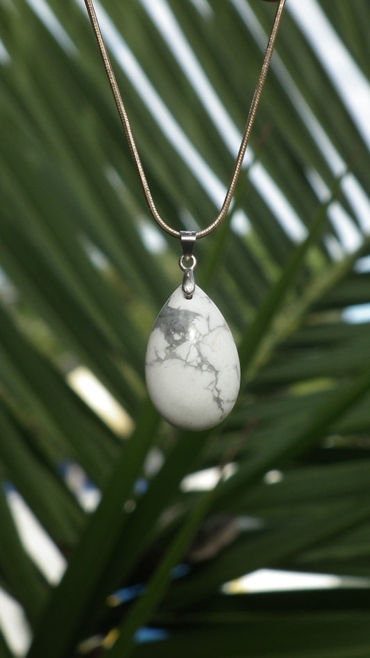 Howlite necklace