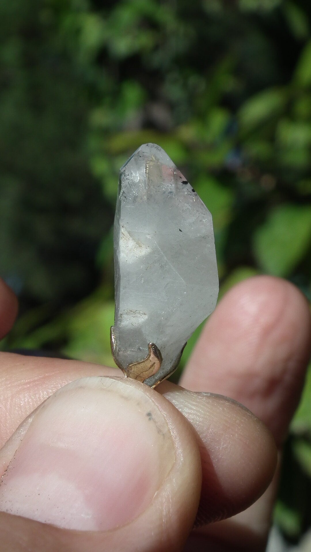 Herkimer diamond necklace