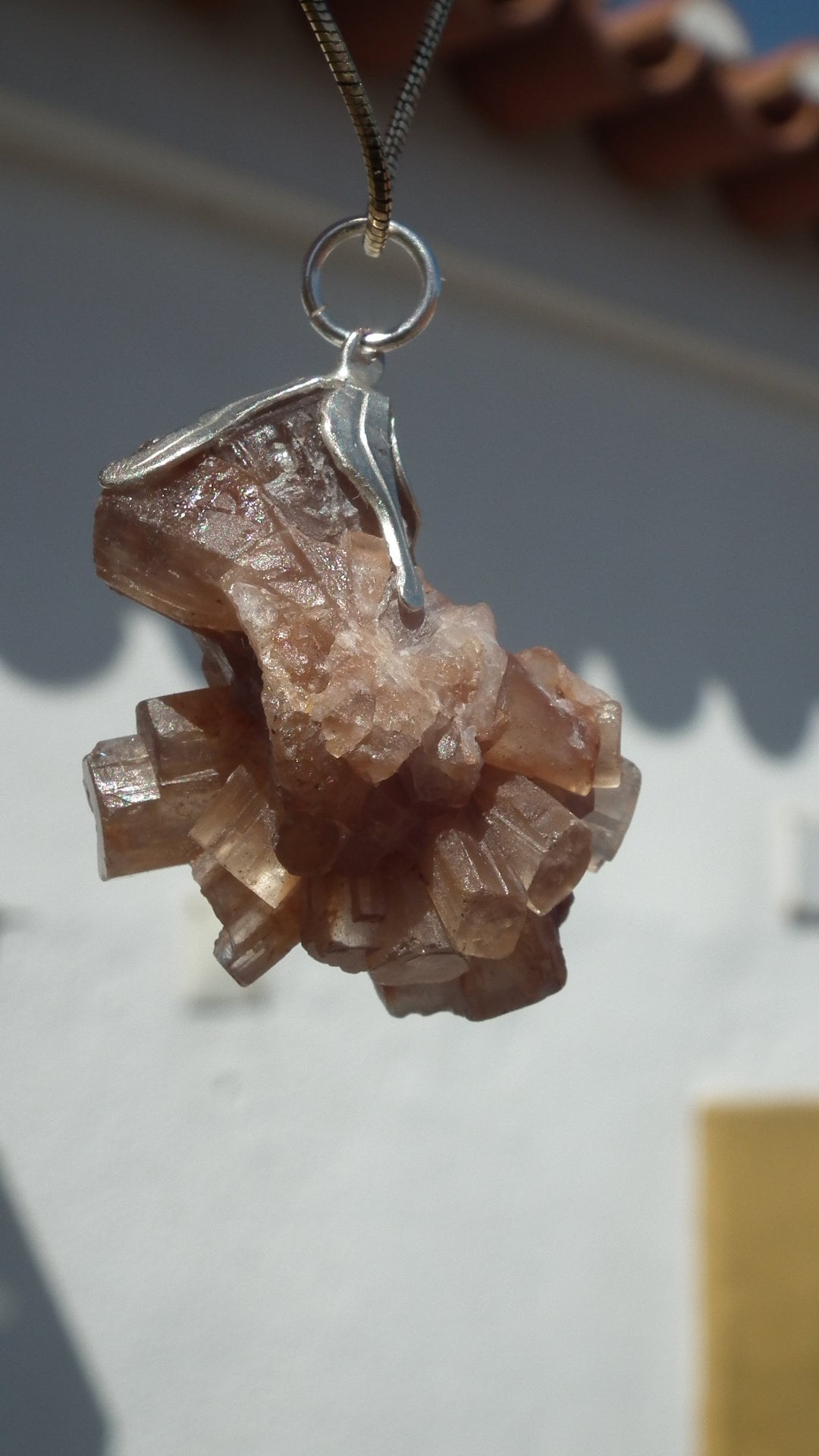 Aragonite necklace / Aragonite crystal