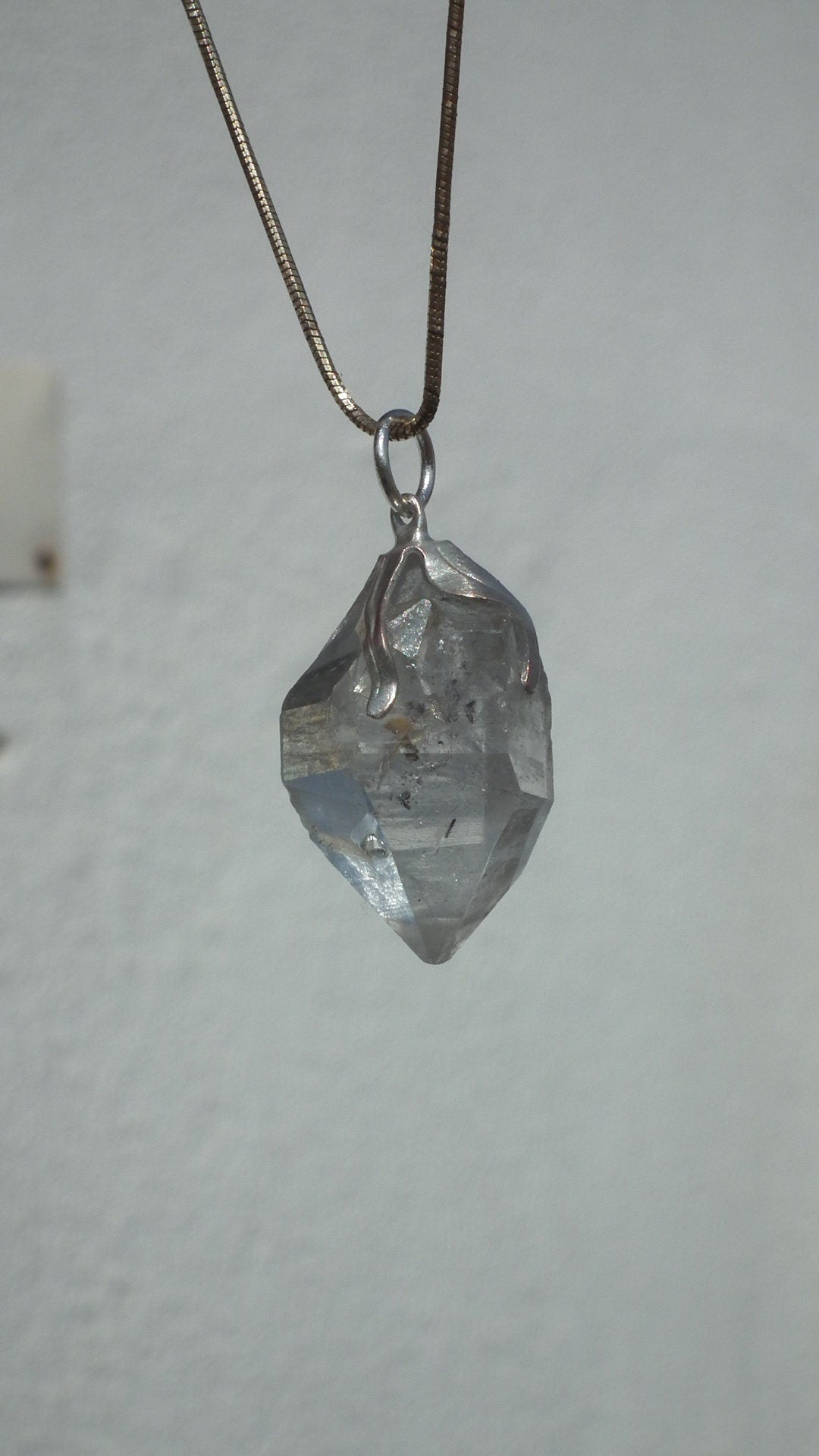 herkimer diamond necklace