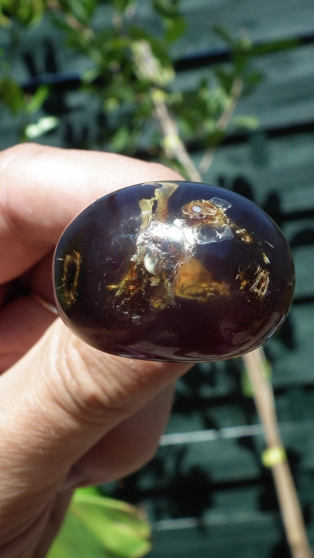 Big Sumatra amber pendant