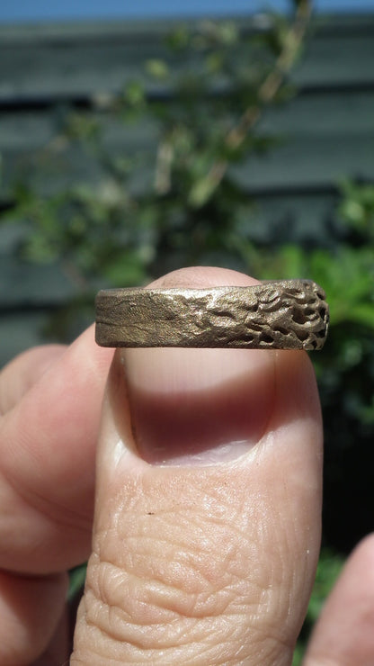 Handmade bronze ring