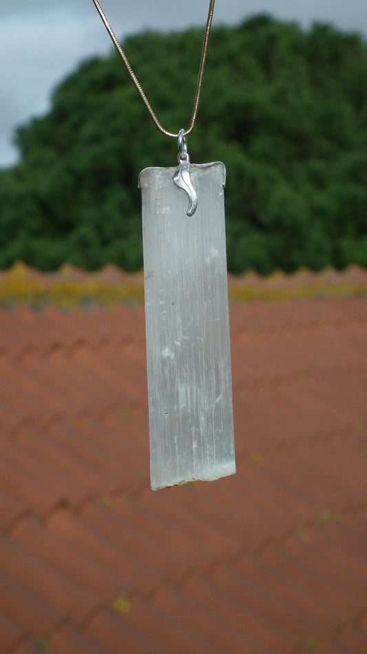 Selenite crystal / Selenite necklace / Large selenite