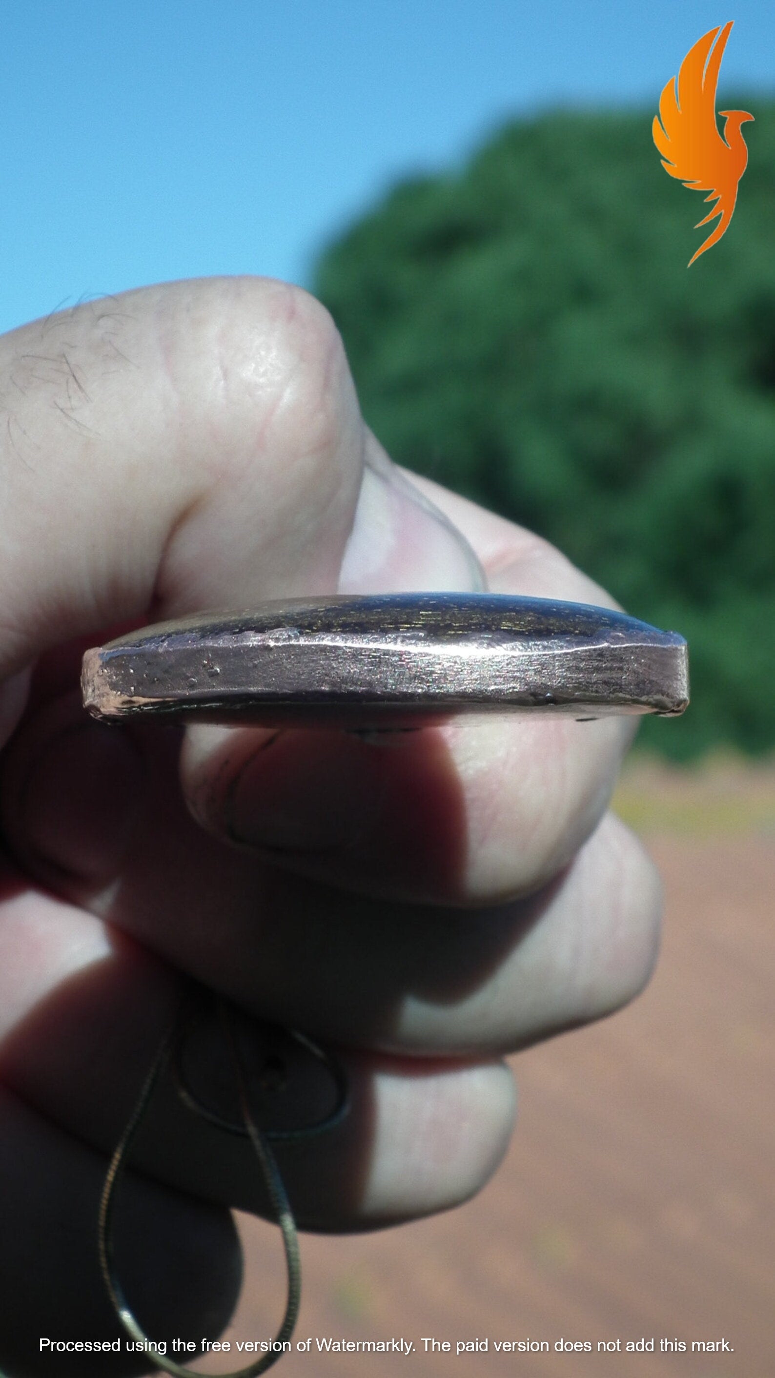 Bronzite necklage // Electroformed Copper