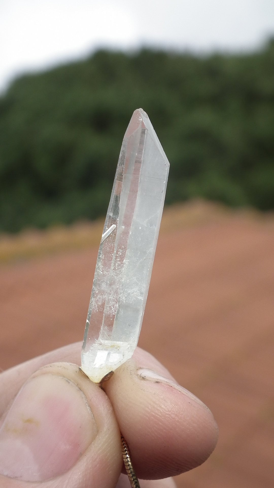 Lemurian Quartz pendant from Brazil