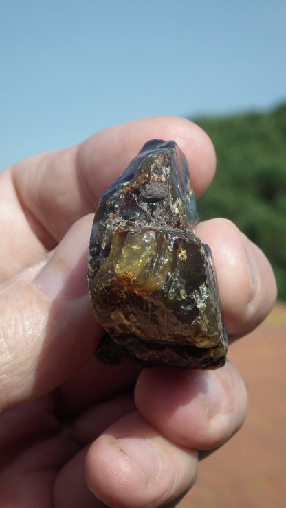 Amber stone // Raw sumatra amber