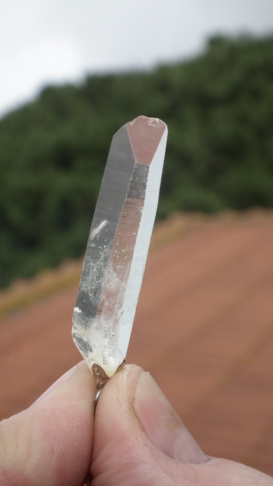 Lemurian Quartz pendant from Brazil