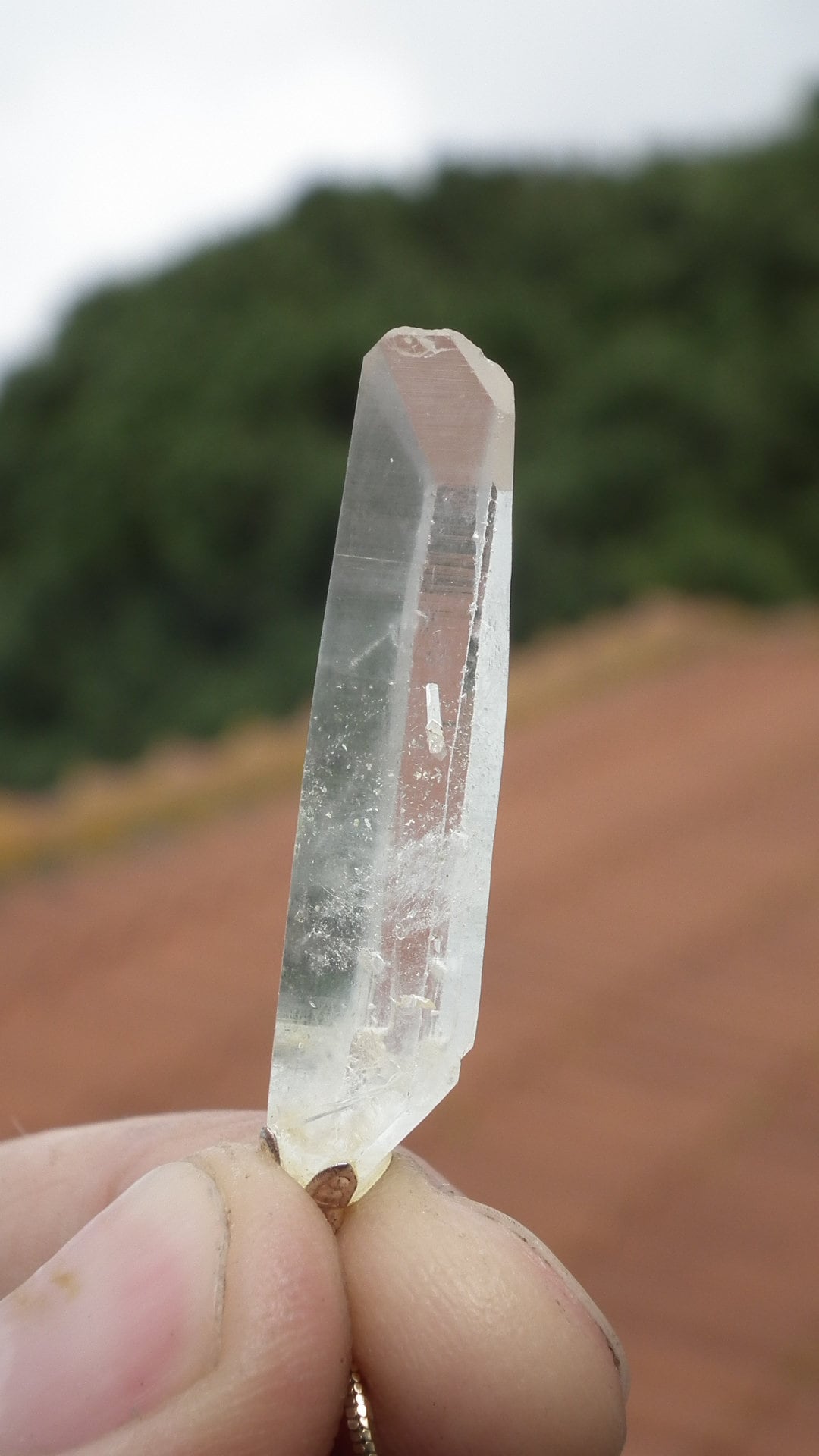 Lemurian Quartz pendant from Brazil