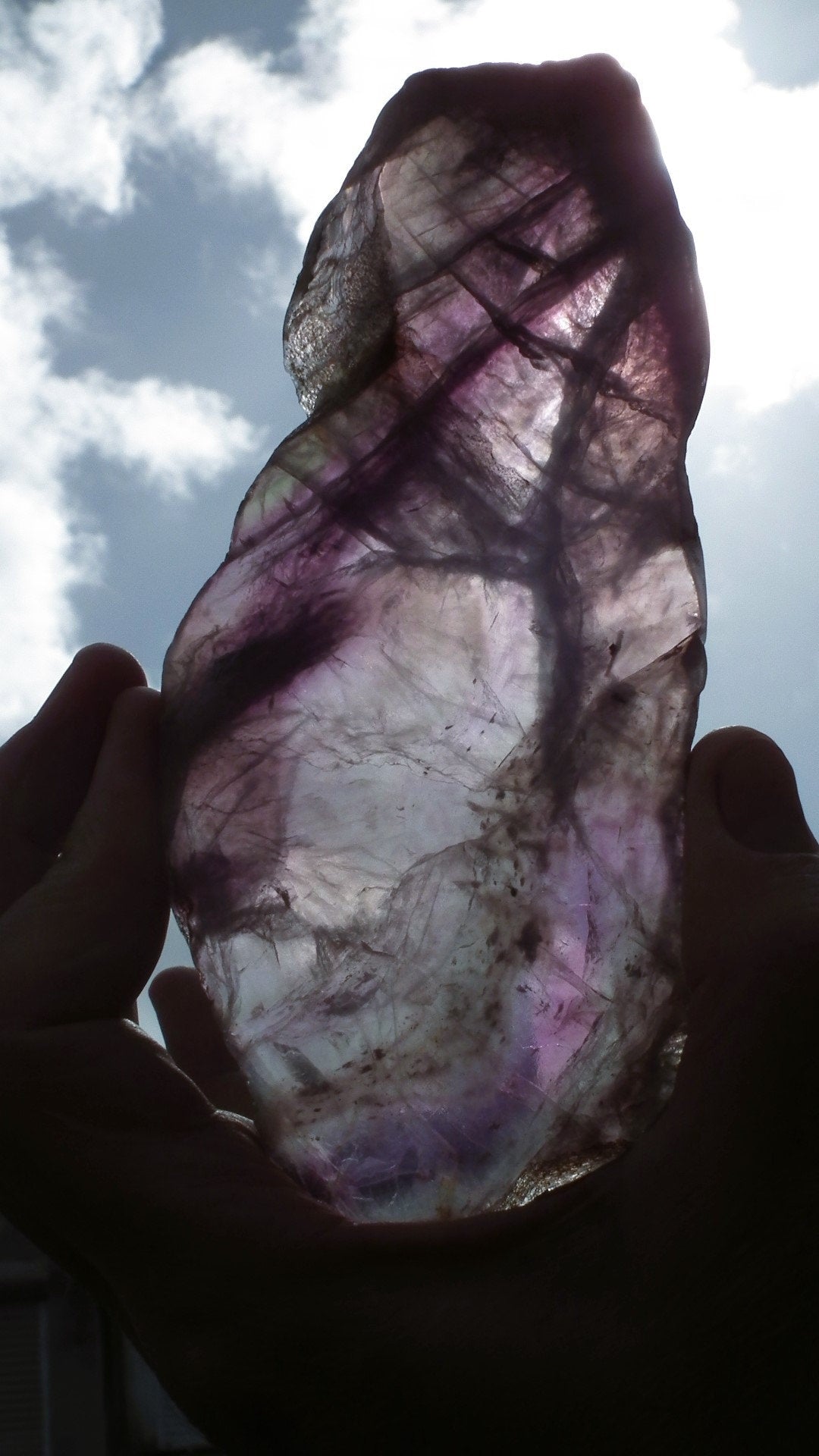 Rainbow Fluorite Slab