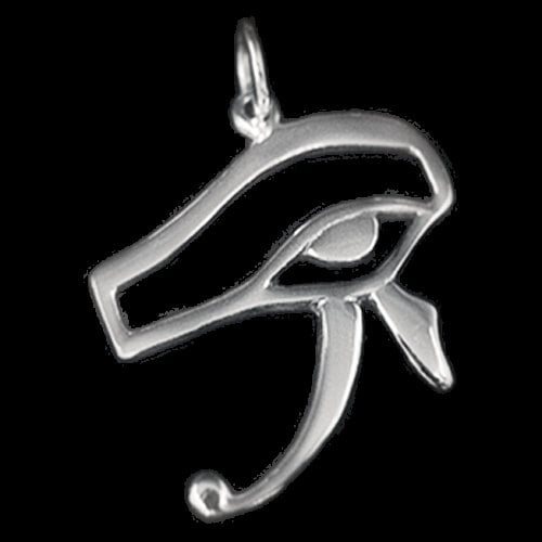 Eye of horus necklace // Sterling silver